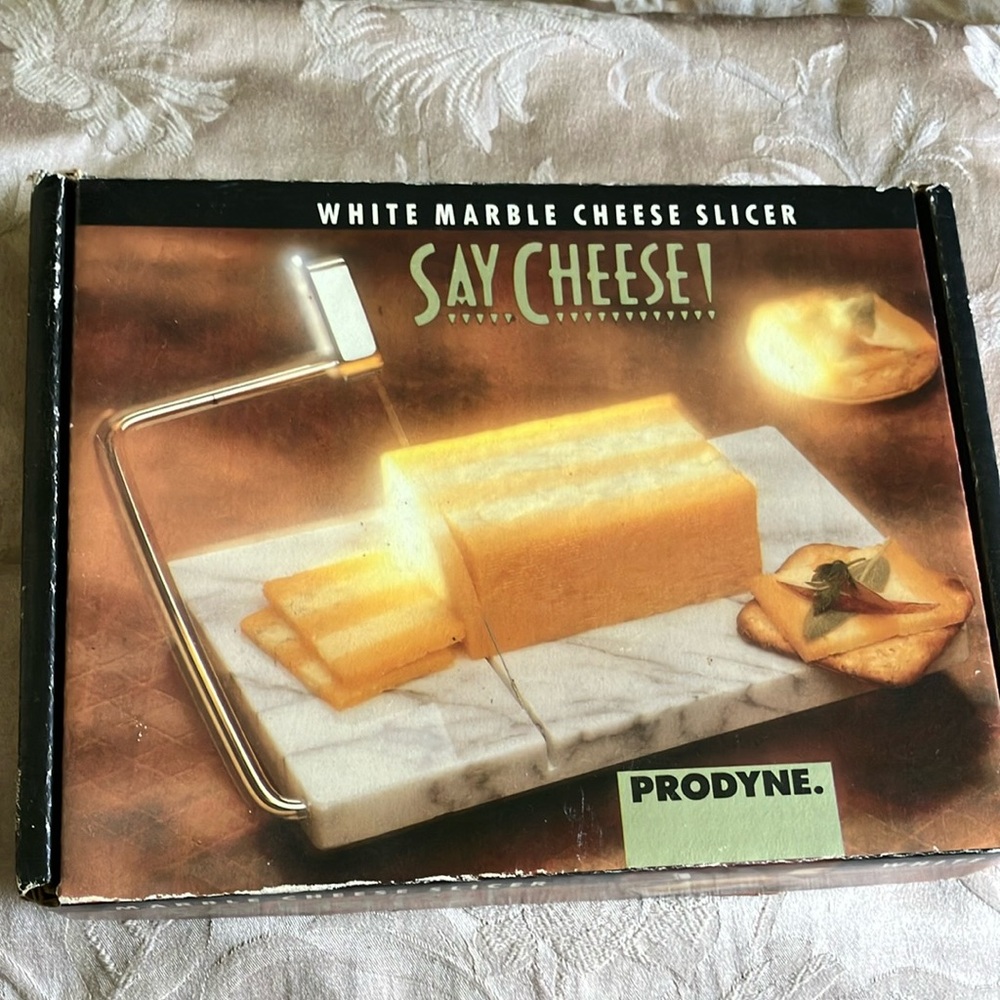 White Marble Cheese Slicer